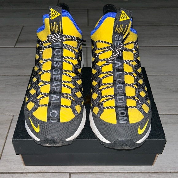 Nike ACG React Terra Gobe. Size 10 Men’s- Amarillo/Blue/Blk Colorway - Picture 2 of 11